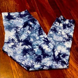 Lululemon WU Lux Shibori Petrol Blue/Blue Haze